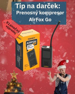 🎄 Začal vianočný výpredaj – zľavy až do 45 %! Najpraktickejší darček? AirFoxGo prenosný kompresor – dofúka pneumatiky,...
